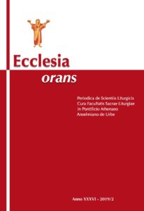 copertina_Ecclesia_Orans_2019_2